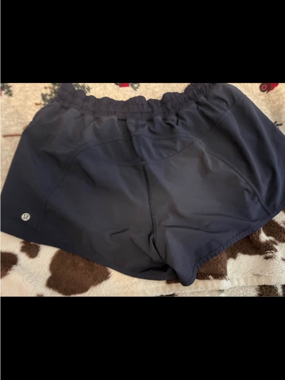 lululemon athletica Black Women’s Athletic Shorts with Elastic Waist